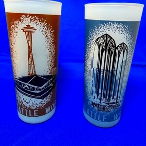 Seattle World's Fair Souvenir Glasses